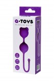 Вагинальные шарики A-Toys by TOYFA Meeko, фиолетовые (16.4, Ø 2.7 см)