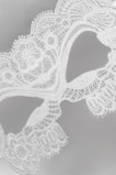 Маска нитяная Eromantica Marquise, текстиль, белая
