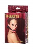 Кляп TOYFA Theatre с дырочками, ABS пластик, черный