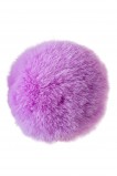 Анальная втулка с хвостом ToDo by Toyfa Sweet bunny, розовая с сиреневым (13, Ø 2.8 см)