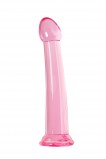 Нереалистичный фаллоимитатор Jelly Dildo XL Toyfa Basic, розовый (22, Ø 4 см)