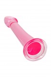 Нереалистичный фаллоимитатор Jelly Dildo XL Toyfa Basic, розовый (22, Ø 4 см)