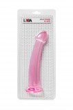 Нереалистичный фаллоимитатор Jelly Dildo XL Toyfa Basic, розовый (22, Ø 4 см)