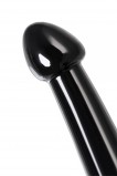 Нереалистичный фаллоимитатор Jelly Dildo M Toyfa Basic, черный (18, Ø 3.2 см)