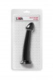 Нереалистичный фаллоимитатор Jelly Dildo M Toyfa Basic, черный (18, Ø 3.2 см)