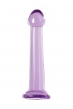 Нереалистичный фаллоимитатор Jelly Dildo S Toyfa Basic, фиолетовый (15.5, Ø 2.6 см)