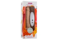 Вибромассажер-ротатор на присоске Cesar Vibrator & Rotator (17.5, Ø 4 см)