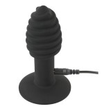 Анальная вибропробка Twist Butt Plug (10.7, Ø 3.9 см)