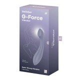 Вибромассажер G-Force, фиолетовый (19, Ø 4 см)