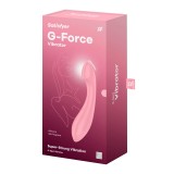 Вибромассажер G-Force, розовый (19, Ø 4 см)