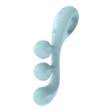 Тройной вибромассажёр Satisfyer Tri Ball 2, голубой