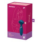 Вибромассажёр мини Satisfyer Mini Wand-er, синий