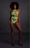 Боди with Grecian Neckline - Neon Green (размер XS/XL)