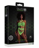 Боди with Grecian Neckline - Neon Green (размер XS/XL)