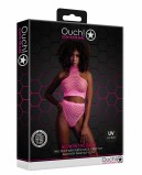 Топ и трусики Turtle Neck and High Waist Slip - Pink (размер XS/XL)