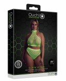 Топ и трусики Turtle Neck and High Waist Slip - Green (размер XL/XXXXL)