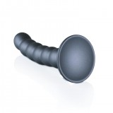 Фаллоимитатор Beaded G-Spot, серый (13.8, Ø 2.5 см)