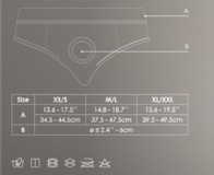 Трусики для страпона Ouch! с вибропулей (размер XL/XXL)