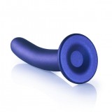 Фаллоимитатор Smooth G-Spot, синий (17.7, Ø 3.4 см)