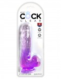 King Cock Clear, Cock with Balls 6