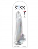 King Cock Clear, Cock with Balls 10