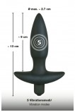 Анальная пробка с вибрацией Vibrating plug small (13, Ø 2.7 см)