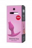 Анальный стимулятор Fun Factory BOOTIE FEM, розовый (8.5, Ø 2.9 см)