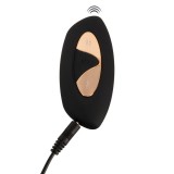 Вибратор XouXou E-Stim G&P-Spot черный с электростимуляцией (12.3, Ø 3.3 см)
