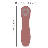 Вибратор Hazel 01 коричневый (14, Ø 3.4 см)