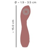 Вибратор Hazel 05 коричневый (15, Ø 3.5 см)