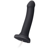 Фаллоимитатор Strap-On-Me Dildo Semi-Realistic с функцией эякуляции, черный (L - 19.6, Ø 3.6 см)