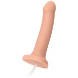 Фаллоимитатор Strap-On-Me Dildo Semi-Realistic с функцией эякуляции, ванильный (L - 19.6, Ø 3.6 см)