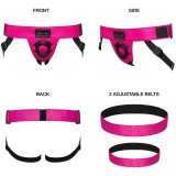 Пояс для страпона Strap-On-Me Harnais Curious фуксия