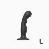 Фаллоимитатор Strap-On-Me Dildo Plug P&G черный (L - 16.5, Ø 3.9 см)
