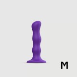 Фаллоимитатор Strap-On-Me Dildo Geisha Ball фиолетовый (M - 16.5, Ø 3.6 см)