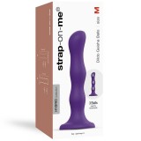 Фаллоимитатор Strap-On-Me Dildo Geisha Ball фиолетовый (M - 16.5, Ø 3.6 см)