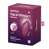 Вибростимулятор с функцией постукивания Satisfyer Tap & Climax 1, Red