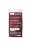 Двусторонний вибромассажер Black&Red by Toyfa (21, Ø 4.3 см)