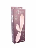 Вибратор Indeep PRO Malena Pink с 2 моторами (21.5, Ø 3.6 см)