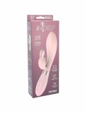 Вибратор Indeep PRO Theona Pink с 2 моторами (21.5, Ø 3.3 см)