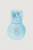 Клиторальный стимулятор Caress Blue Adrien Lastic, с 5-ю заменяемыми насадками