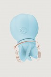 Клиторальный стимулятор Caress Blue Adrien Lastic, с 5-ю заменяемыми насадками