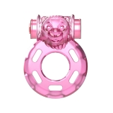 Эрекционное виброкольцо Pink bear