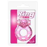 Эрекционное виброкольцо Pink bear