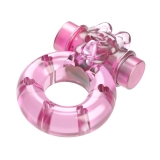 Эрекционное виброкольцо Pink bunny