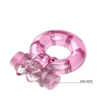 Эрекционное виброкольцо Pink bunny