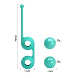 Pretty Love Kegel Tighten Up III вагинальные шарики, зеленый (17, Ø 3.5 см)