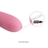 Вибратор Pretty Love Gloria, розовый (16, Ø 3.1 см)