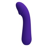 Силиконовый вибростимулятор точки G - CETUS, фиолетовый (15, Ø 3.5 см)