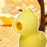 Вибромассажер Unihorn - Bean Blossom с язычком, жёлтый